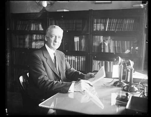McKenzie Moss at desk in Treasury