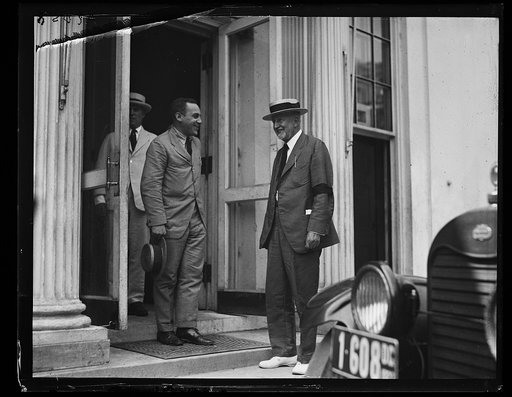 Men at White House, Washington, D.C.