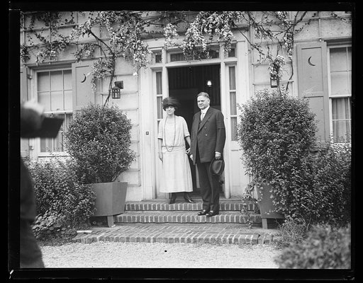 Herbert Hoover at Girl Scouts Little House, Washington, D.C.