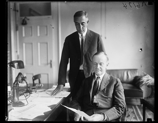Pres. Coolidge and Secy. C.B. Slemp