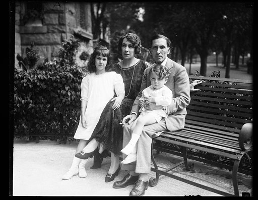 Italian Air Attache [...]io Caldarara and family