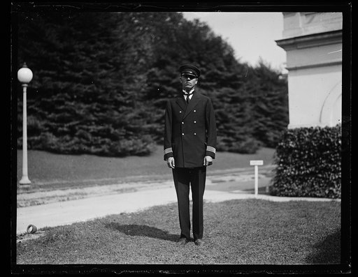 Man at White House, Washington, D.C.