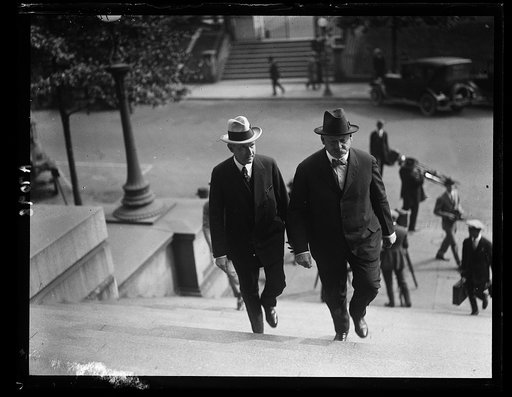 Calvin Coolidge and John W. Weeks