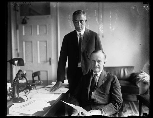 C. Bascom Slemp and Calvin Coolidge