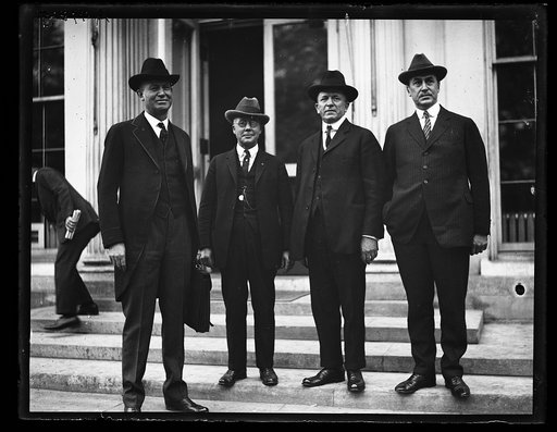 Men at White House, Washington, D.C.
