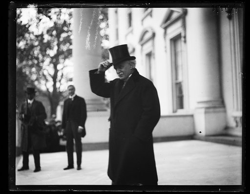 David Lloyd George at White House, Washington, D.C.