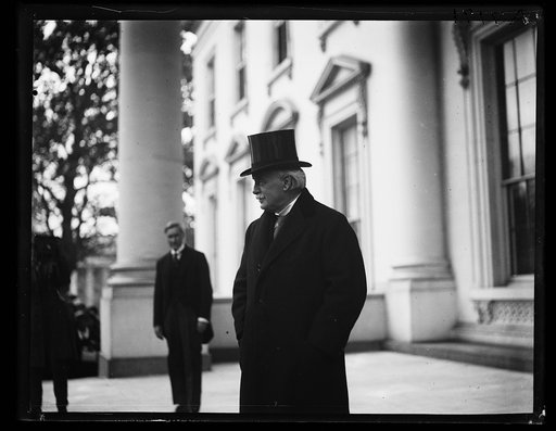 David Lloyd George at White House, Washington, D.C.