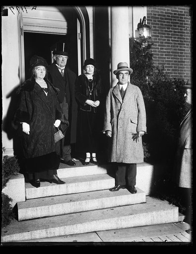 Margaret Lloyd George and David Lloyd George, and unidentified