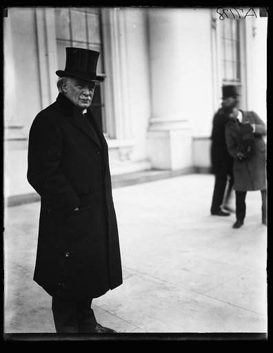 David Lloyd George at White House, Washington, D.C.