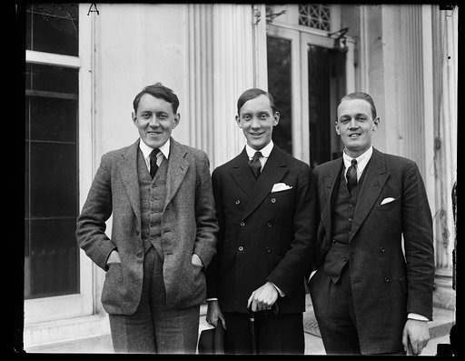 Men at White House, Washington, D.C.