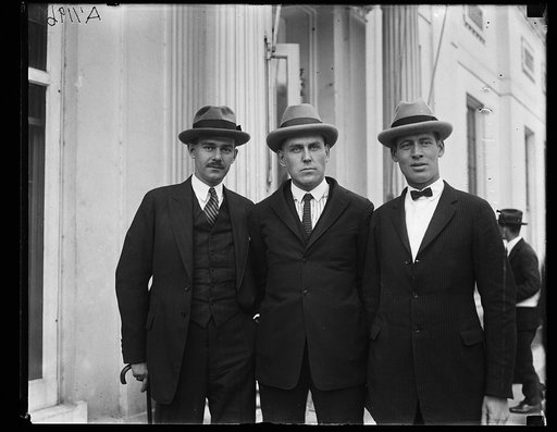 Men at White House, Washington, D.C.