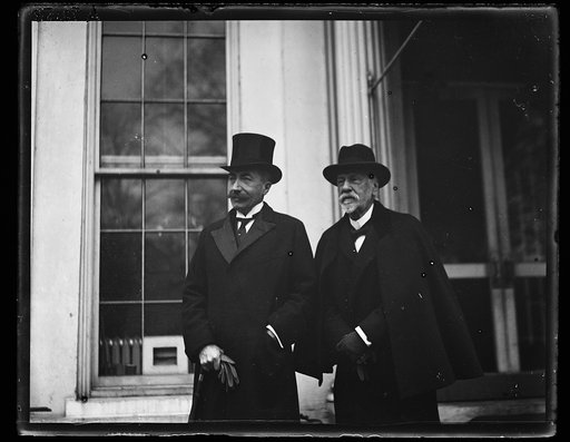 Men at White House, Washington, D.C.
