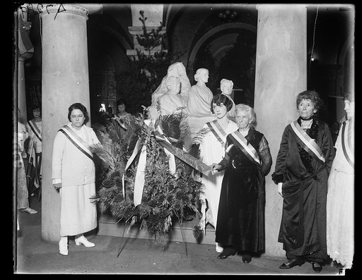 Celebration of the 75th anniversary of the first equal rights meeting was held by the Nat'l Woman's Party