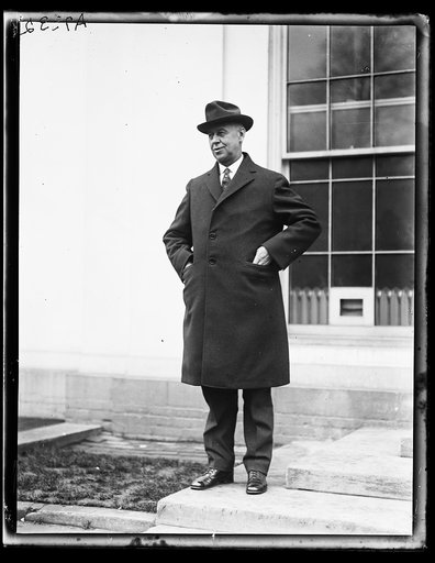 Man (Hubert Work?) at White House, Washington, D.C.