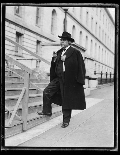 Man at Congressional Office Building, Washington, D.C.