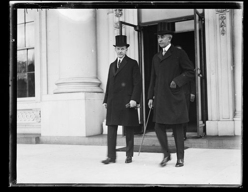 Calvin Coolidge and C. Bascom Slemp. White House, Washington, D.C.