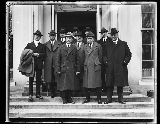 Group; Edwin Denby, right. White House, Washington, D.C.