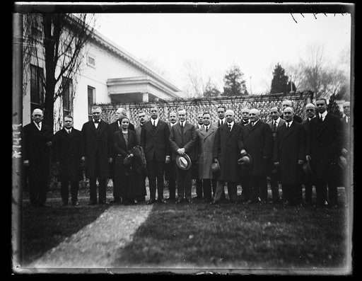 Pres. Coolidge and the little cabinet [White House, Washington, D.C.
