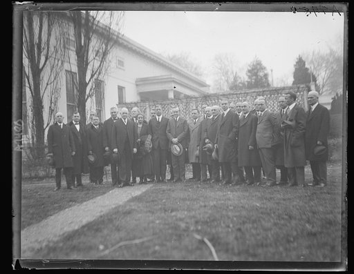 Pres. Coolidge and the little cabinet [White House, Washington, D.C.