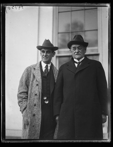 Men at White House, Washington, D.C.