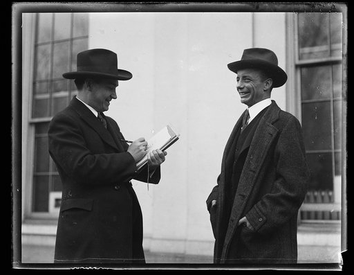 Theodore Roosevelt, Jr., right. White House, Washington, D.C.