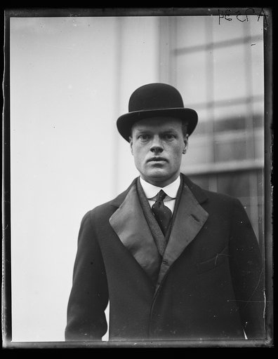 Man at White House, Washington, D.C.