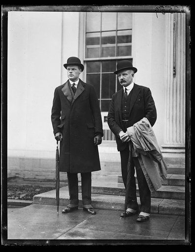 Men at White House, Washington, D.C.