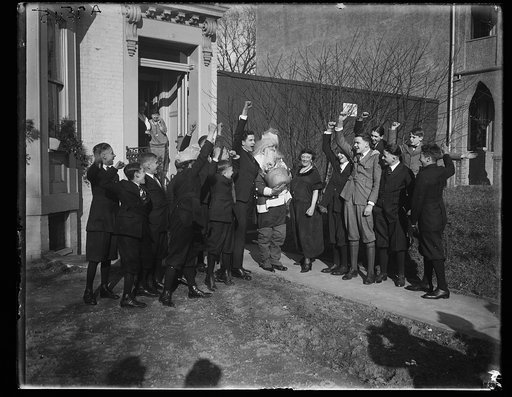 Group with Santa Claus