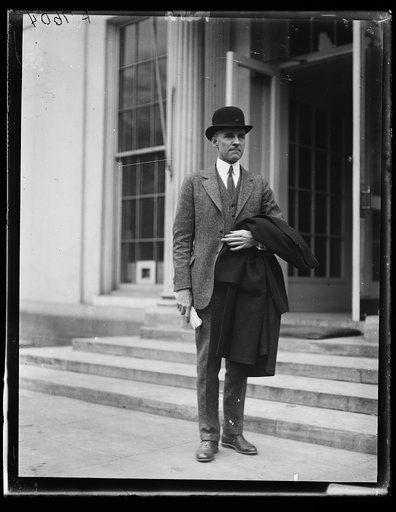 Leigh C. Palmer, Pres. of the Emergency Fleet Corp., recently appointed by Pres. Coolidge; at White House