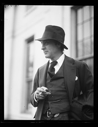 John Barrymore, Actor, at White House, Jan. 9 (Coolidge administration)