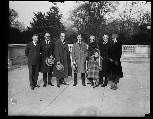 Roland Robbins and Harry Weber and family
