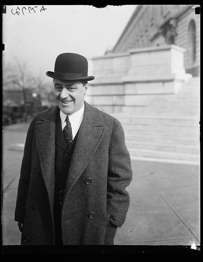 Man in front of Congressional Office Building. Washington, D.C.