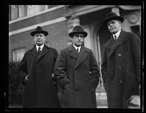 Men at Woodrow Wilson House, Washington, D.C.