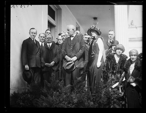 Calvin Coolidge and group