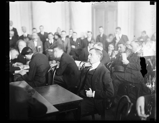 Will H. Hays, former Chairman of the Republican Nat'l Comm. and Postmaster General, under Pres. Harding testified before the Senate Comm. investigating the teapot dome oil leases. Hays emphatically devised that Harry Sinclair donated 75,000 shares of oil stock to the G.O.P. but admitted that the Rep