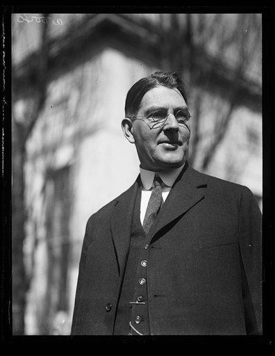 An interesting close-up of the new Secy. of the Navy Curtis D. Wilbur