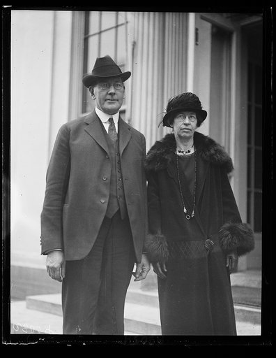 Mr. and Mrs. Curtis D. Wilbur, Secy. of Navy, at White House