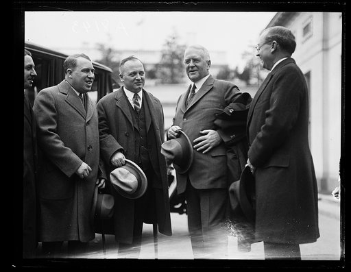 Men at White House, Washington, D.C.