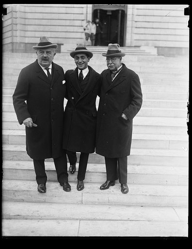Group on steps of Congressional Office Building, Washington, D.C.