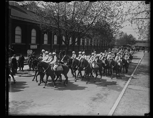 Parade at Ft. Myer, April 23. In a great society circus