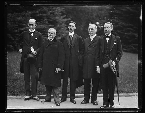 ...] Dutch [...], Ambassador Jusserand, from France, Georges Lauga, France, Rev. Leonard Hoyas, Belgium, Baron De Cartier De Marchienne, the Belgian Ambassador