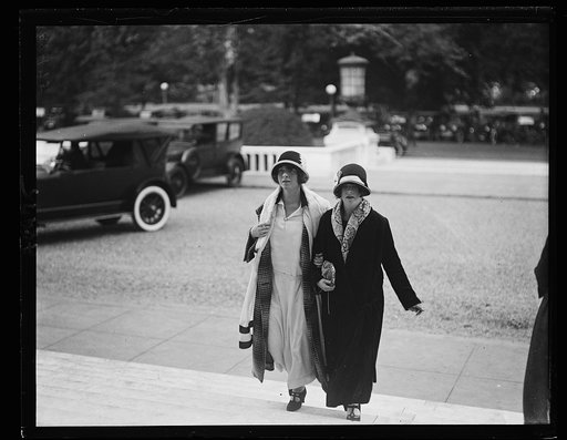 Julia Helena and Raquel Puetrredon, daughters of the Argentina Minister