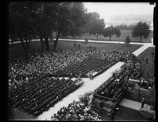 President Coolidge at Georgetown