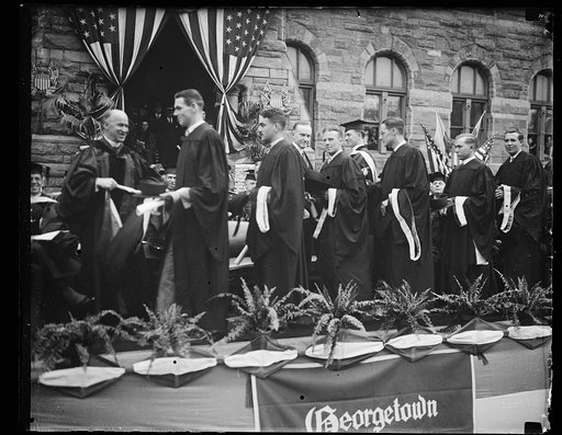 President Coolidge at Georgetown