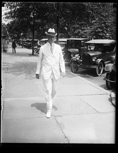 Cyrus K. Woods, former Ambassador to Japan, on his way to White House