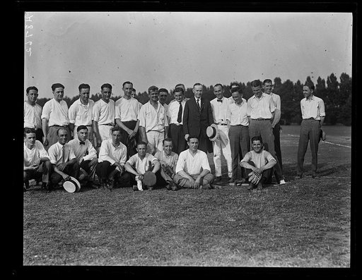 Calvin Coolidge and group