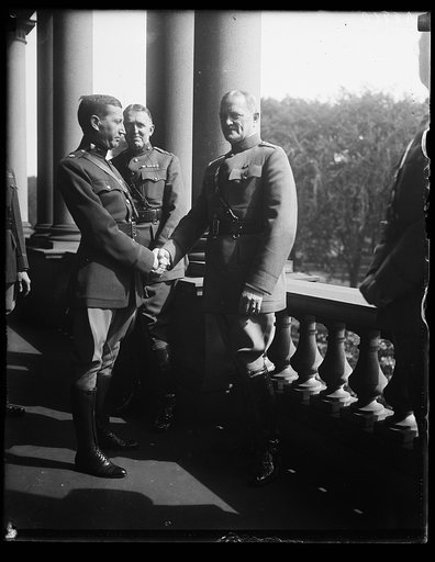 John J. Pershing, right