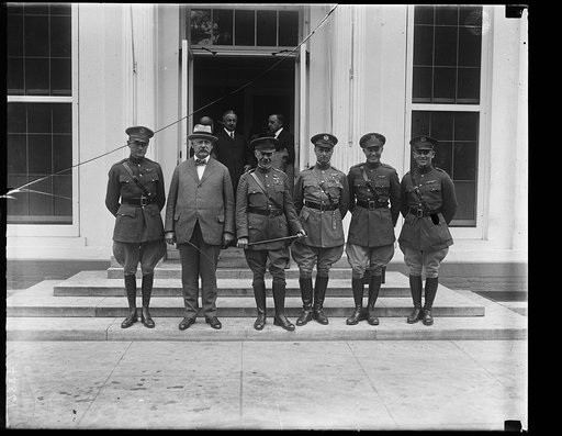 Group: John W. Weeks, 2nd from left. White House, Washington, D.C.