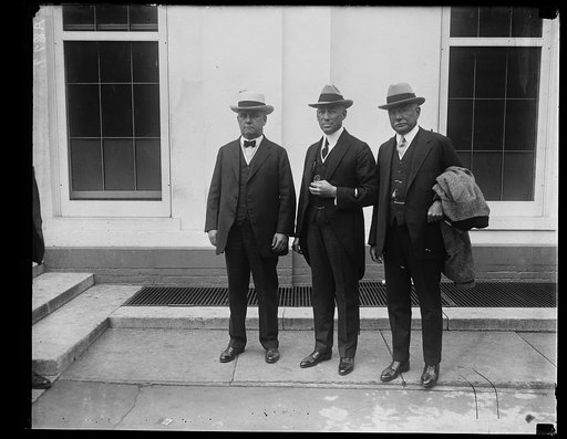 Men at White House, Washington, D.C.