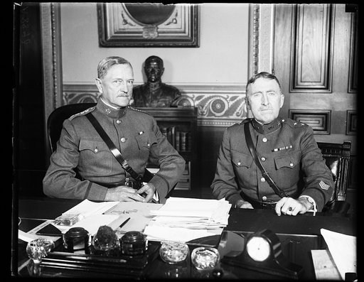 John J. Pershing, left